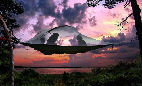 Sleep in the Trees Inside a Portable Suspended Treehouse by Tentsile — Colossal