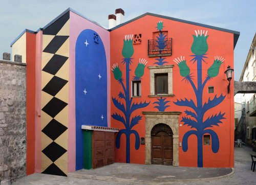 Monumental Murals by Agostino Iacurci Vibrantly Reimagine Urban Facades