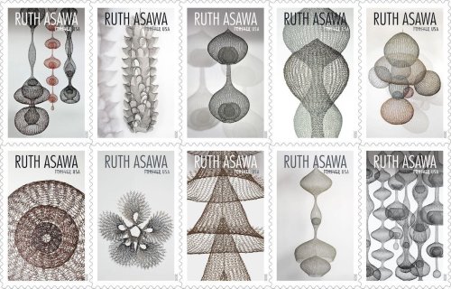 Artist Ruth Asawa's Mesh Wire Sculptures Adorn New Stamps from USPS — Colossal