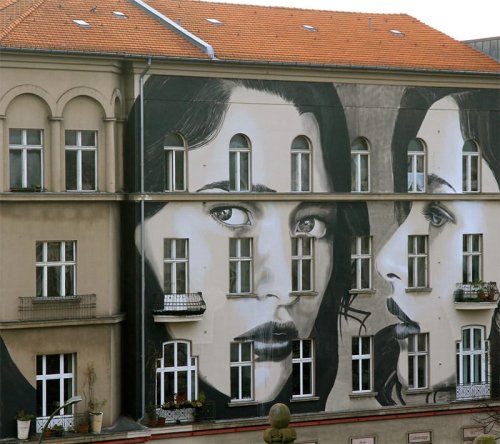New Multi-story Mural by RONE in Berlin‏ — Colossal