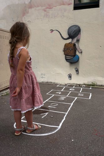 New Installations by Seth Globepainter Explore the Innocence and Wonder of Childhood — Colossal