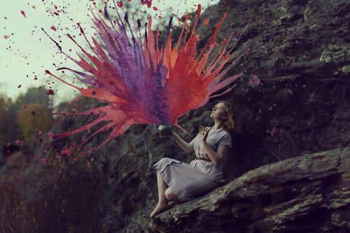 Photographs and Watercolors Merge in Surreal Paintings by Aliza Razell — Colossal
