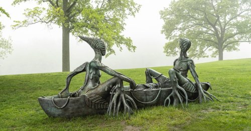 Wangechi Mutu's Sculptures in Bronze Populate Storm King Art Center with Mythical Beings