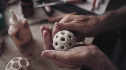 A Retired Chemistry Teacher Merges Art and Science by Sculpting Porcelain Objects Inspired by Molecules — Colossal