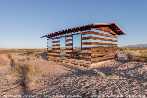 Lucid Stead: A Transparent Cabin Built of Wood and Mirrors by Phillip K Smith III — Colossal