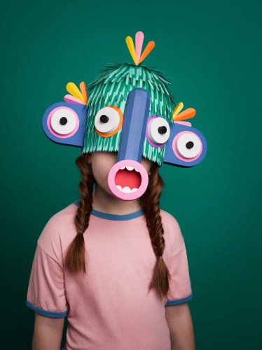 Playful Paper Masks by Lobulo Studio for Barcelona's Grec Festival — Colossal