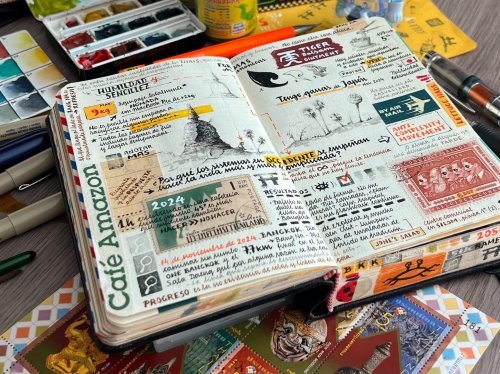 Through a Love of Note-Taking, José Naranja Documents His Travels One Tiny Detail at a Time