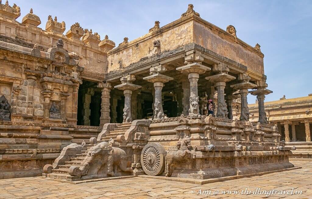 The musical notes of a Chariot - Darasuram Airavatesvara Temple - Thrilling Travel