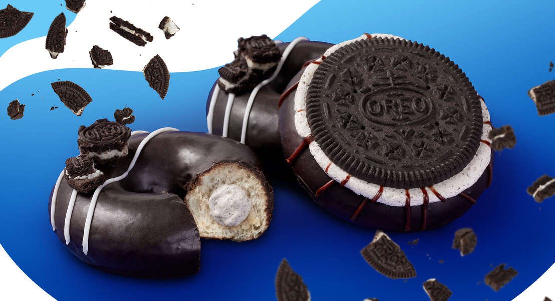Krispy Kreme's Unleashing 2 New Oreo Donuts with Its First-Ever Oreo Glaze