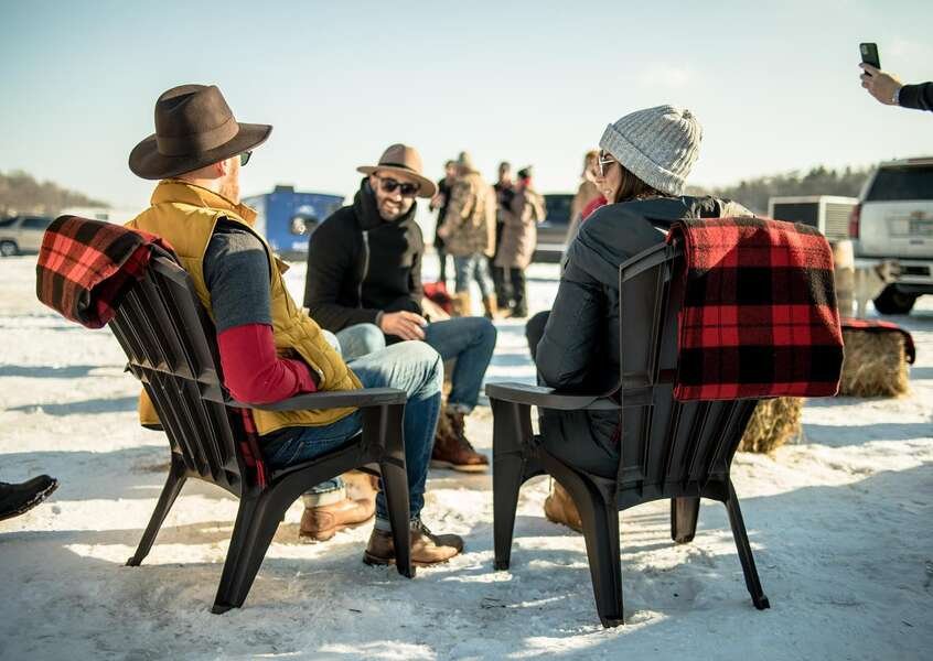 Layer Up for Fire Pit Hangs With 60% off Wool Blankets, Scarves, and More