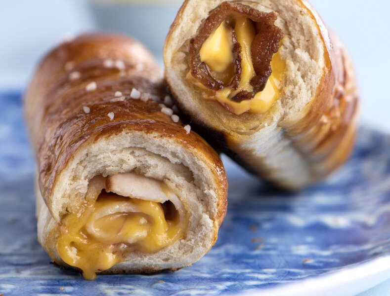 Auntie Anne’s Adds New Pretzel Rollups Filled with Bacon or Turkey