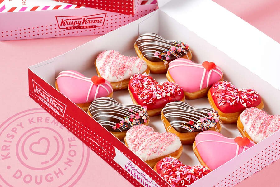 You'll Have Heart Eyes for Krispy Kreme's New Valentine's Day Donuts