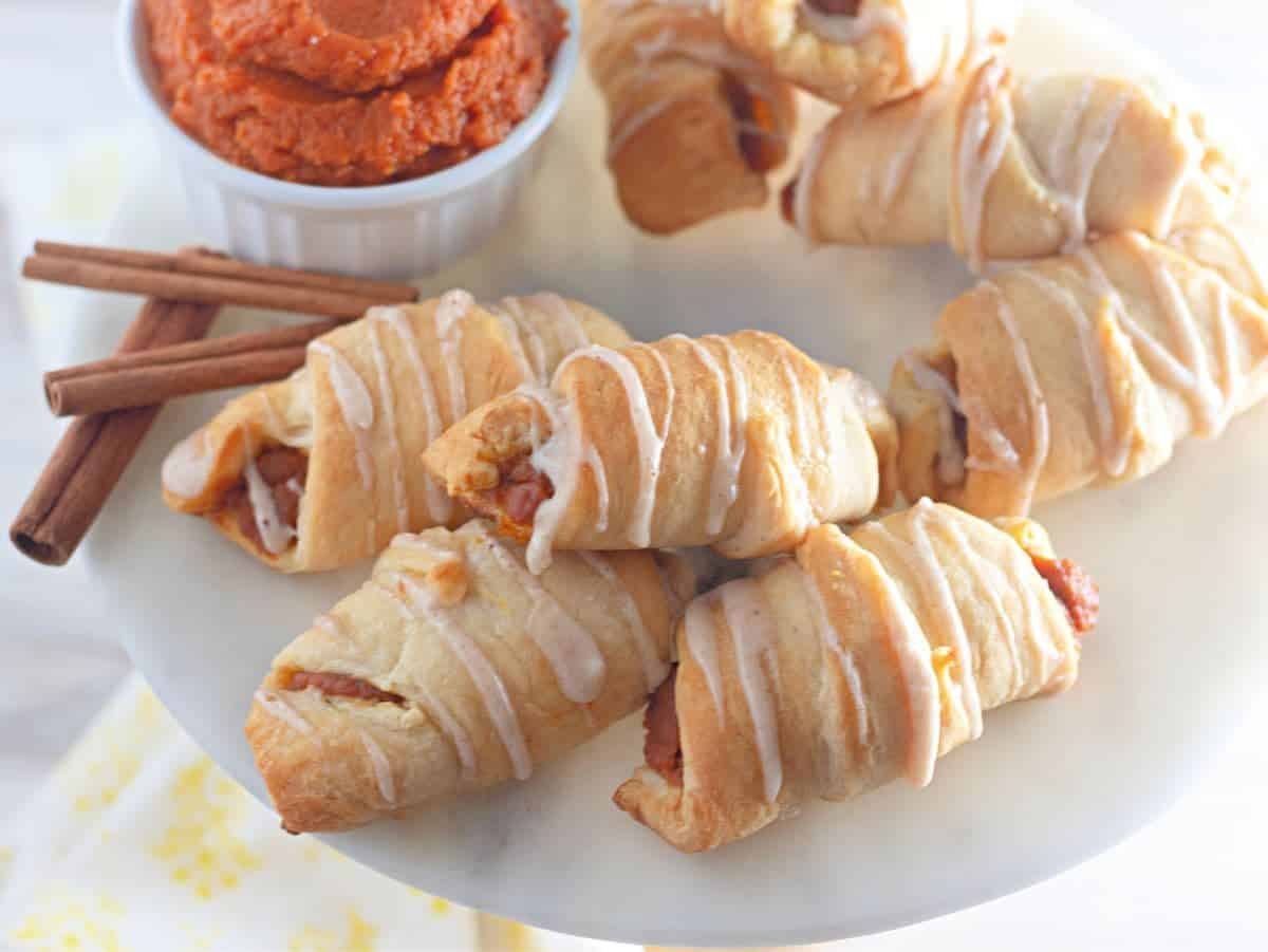 Mini Pumpkin Croissants: Easy Crescent Rolls Recipe