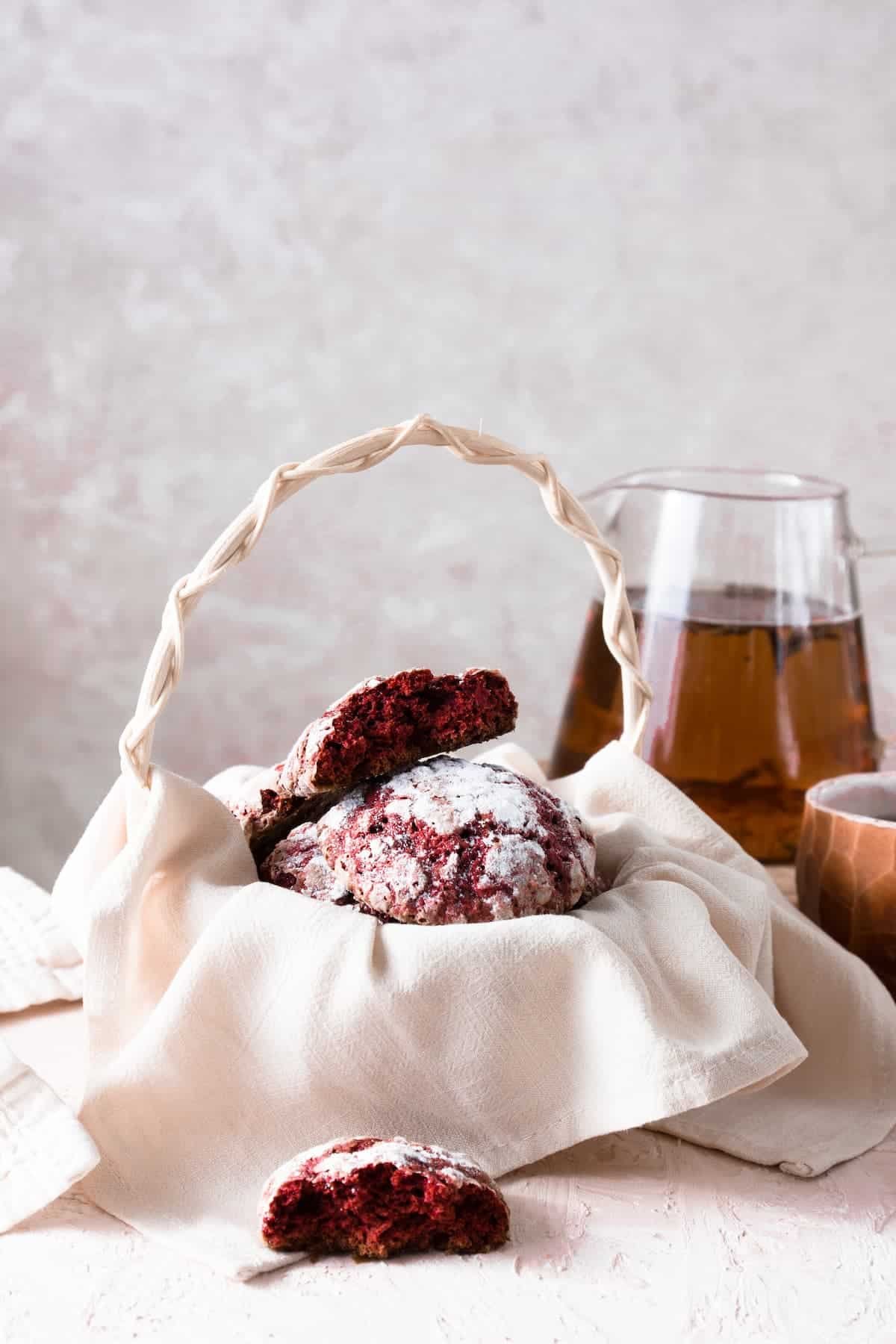 Simple Recipe Of Red Velvet Valentine Cookies | Red Cookies