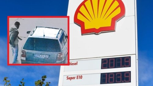 Shell-Tankstelle in Thüringen: Tankdieb mit DIESEN Fotos gesucht