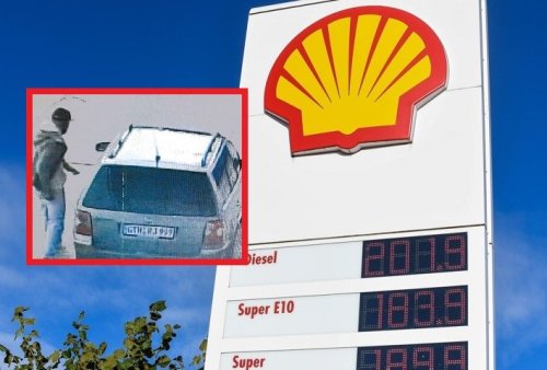 Shell-Tankstelle in Thüringen: Mann tankt Auto voll und rast davon – DIESE Fotos sollen ihn überführen