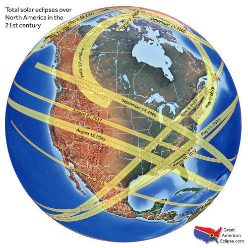 Here’s Where You Can See Every Total Solar Eclipse for the Next 50 Years