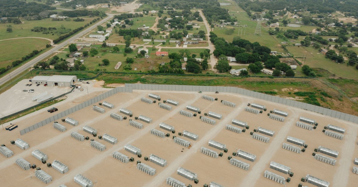 May 21st, 2024: Aerial view of Wolf Hollow Data Site in Granbury, Texas.