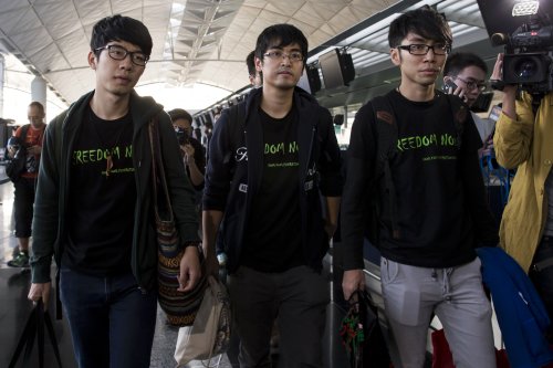 Hong Kong’s Pro-Democracy Student Leaders Refused Entry to Beijing