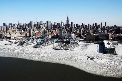 See a Bird’s Eye View of the Frozen Tundra That Is New York City