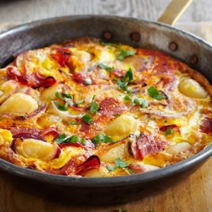 Gary Rhodes' Bacon And Potato Frittata | Spanish Recipes | GoodtoKnow