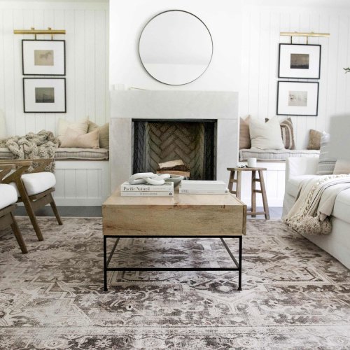 The stylish washable rug you will want to try spilling red wine on