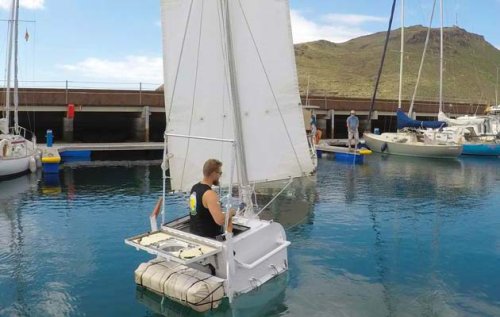 Undaunted – the 42-inch yacht still hoping to become the smallest boat ever to cross the Atlantic
