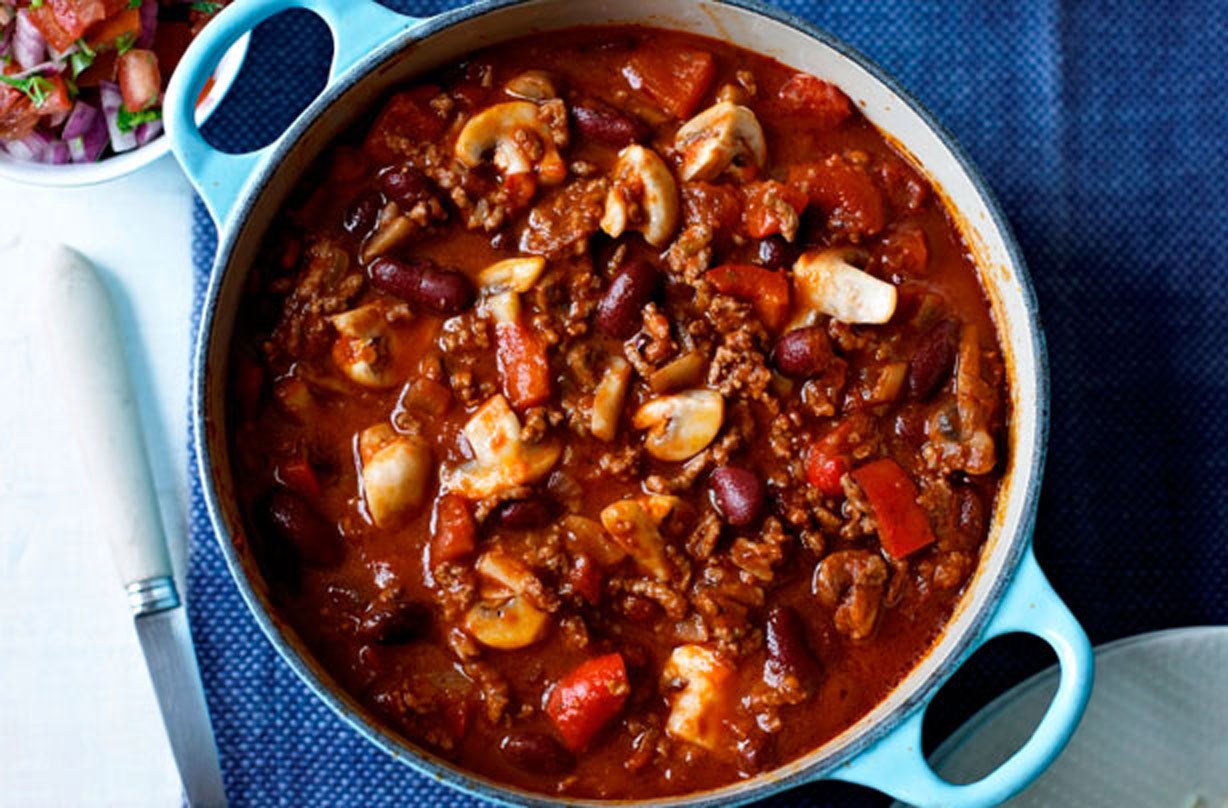 This is the perfect recipe is you're on a diet but love chilli con carne