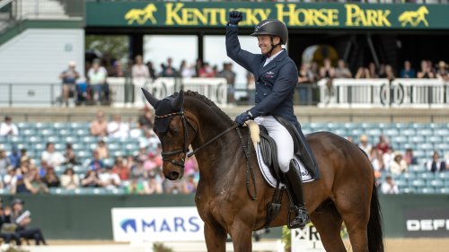 European visitor sets new Kentucky dressage record score: ‘He’s sensitive, but I absolutely trust him’