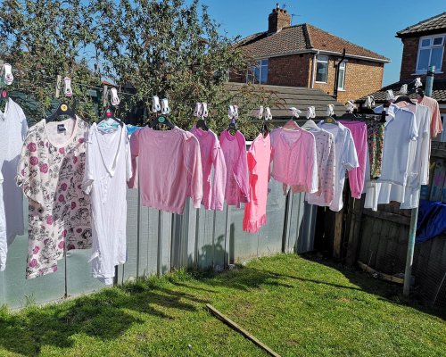 Stacey Solomon’s washing line hack means no folding OR ironing – fans are calling it a game-changer