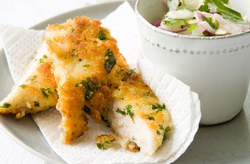 Herby Chicken Schnitzel | Dinner Recipes | GoodtoKnow