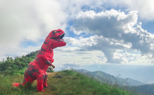 Japan has a T-rex race and it's the funniest thing you'll see on the internet today