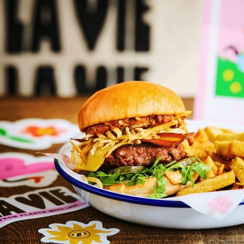 Honest Burgers is giving out free plant-based burgers at lunchtime today