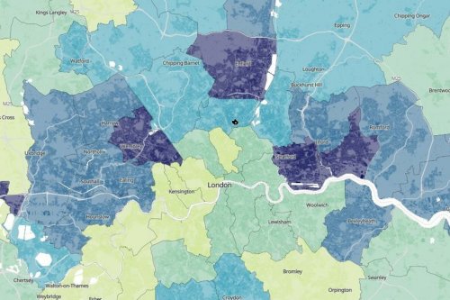 This new map shows London’s most deprived areas