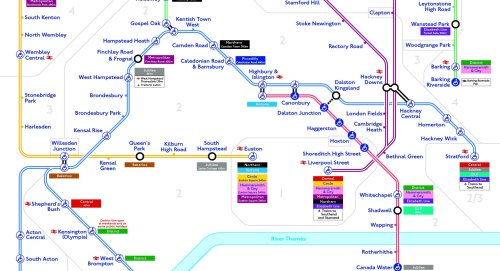 London Overground Map: here’s what the renaming of the lines will look like and where they go