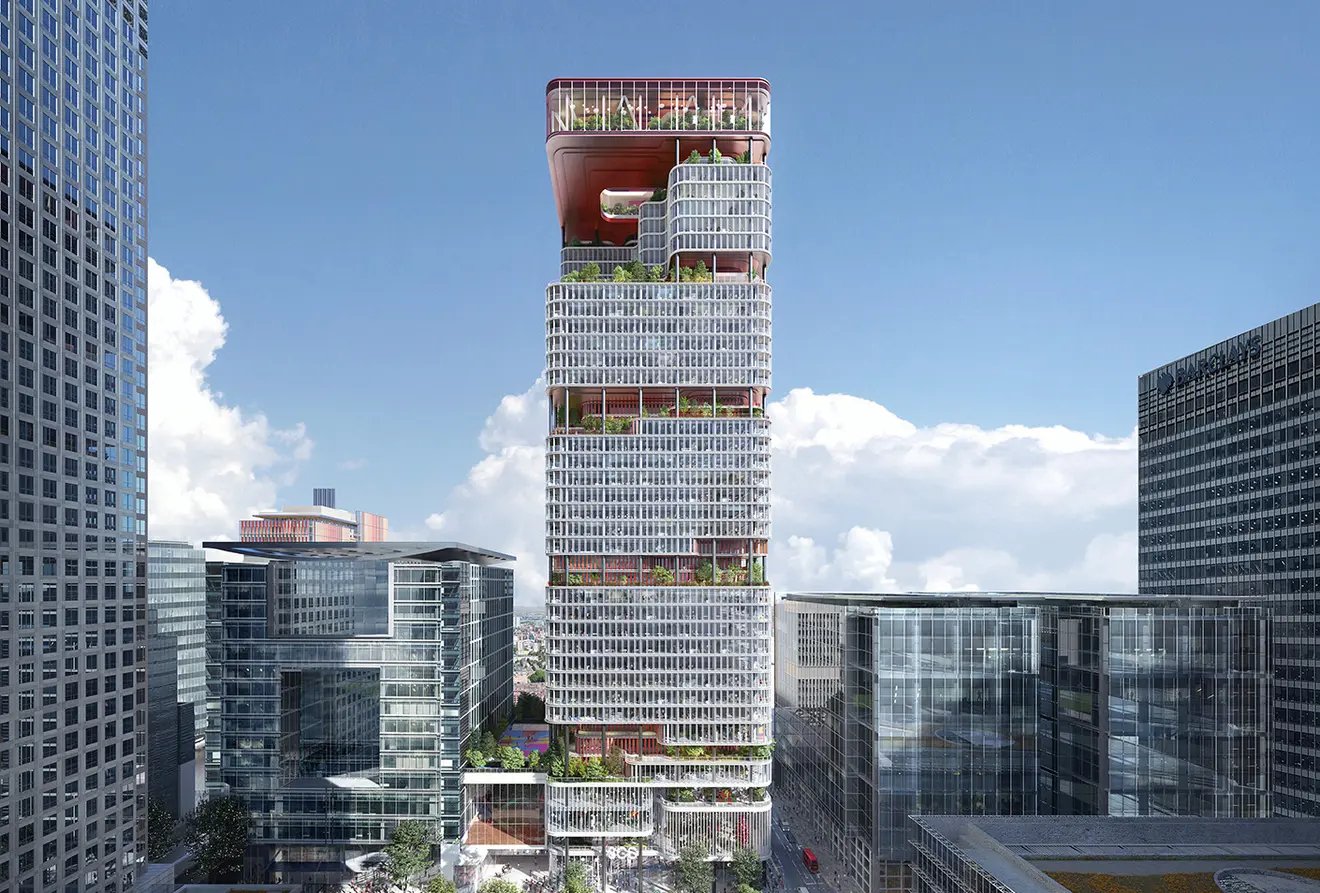 One of Canary Wharf’s tallest skyscrapers could get the area’s first viewing platform