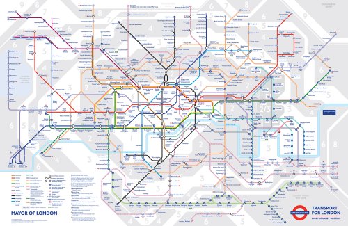The London Underground tube map debuts its new look