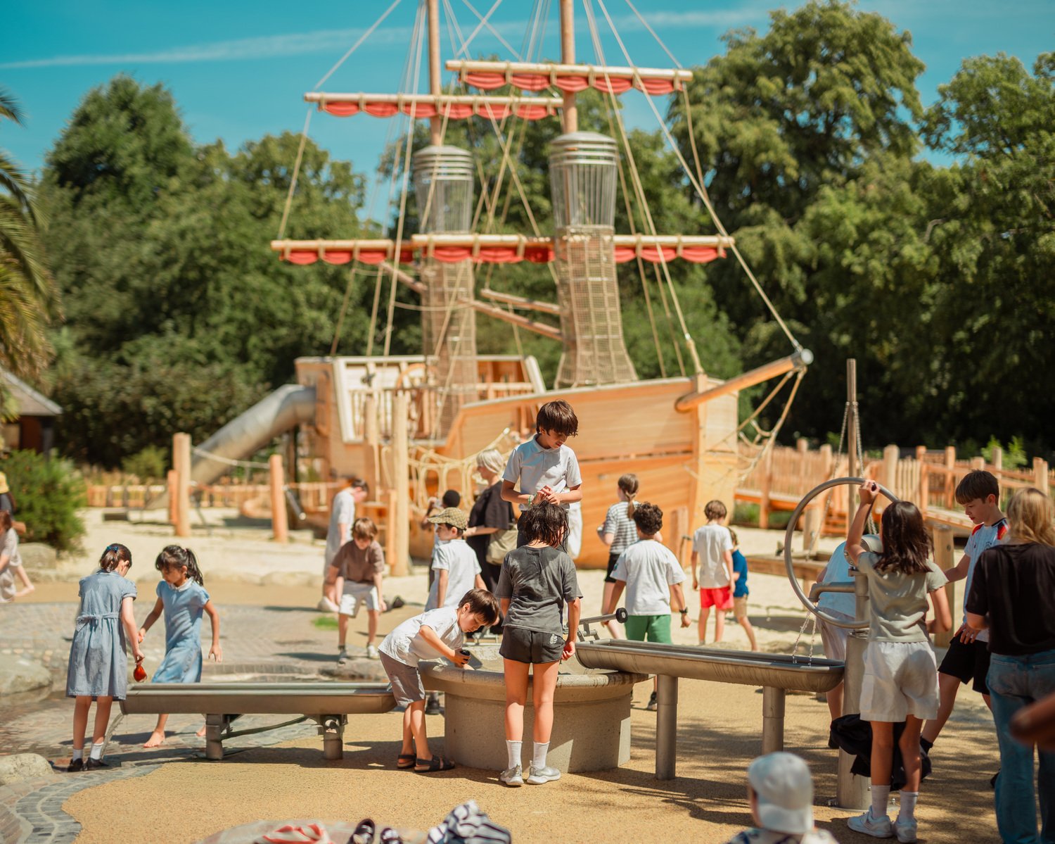 Treehouses, a giant ship, and a £3m makeover: Look inside the revamped Diana Memorial Playground