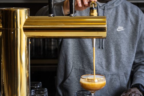 You can now grab a draft espresso martini in Dumbo