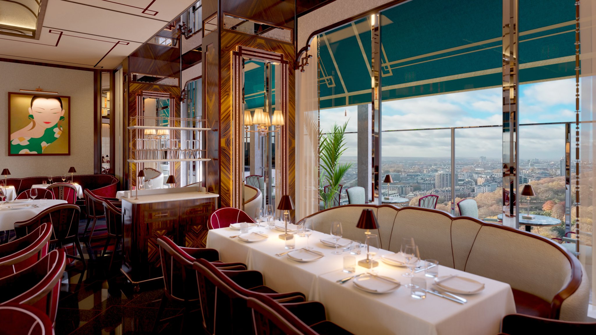 This 28th-floor Chinese restaurant has the best view in London