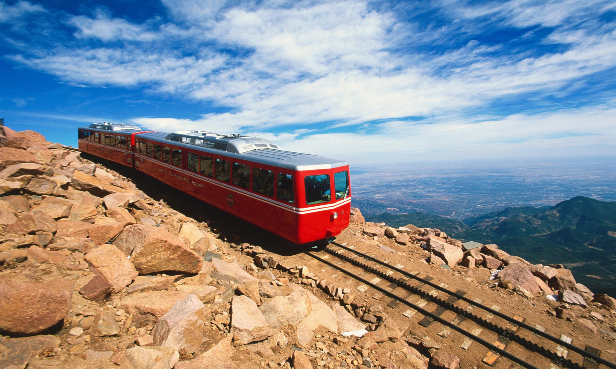 The highest cog railway in the world just reopened in Colorado