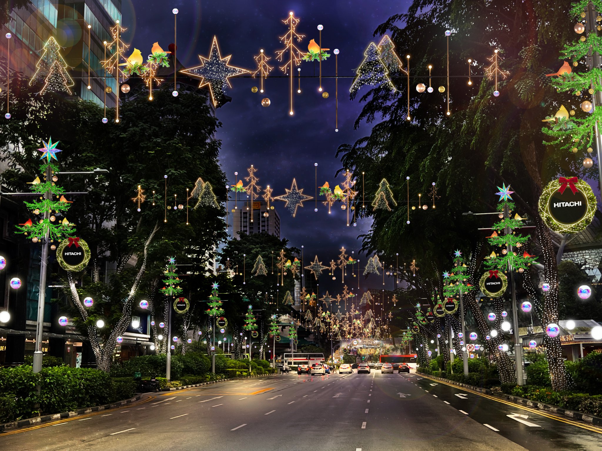 Orchard Road's Christmas lightup returns with a stunning new tree, a