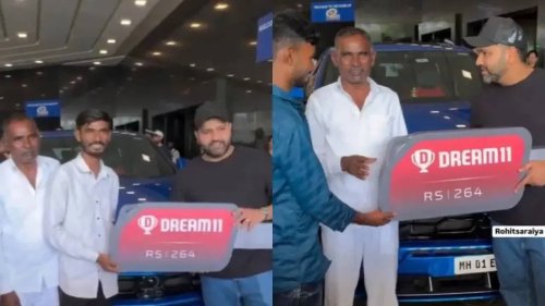 Rohit Sharma Gives His Rs 4 crore Lamborghini Urus To Fantasy Cricket Contest Winner - WATCH
