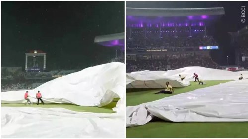 KKR vs PBKS: ‘Absolute Chaos’, Wild Scenes as Rain, Strong Winds Cause Havoc at Eden Gardens