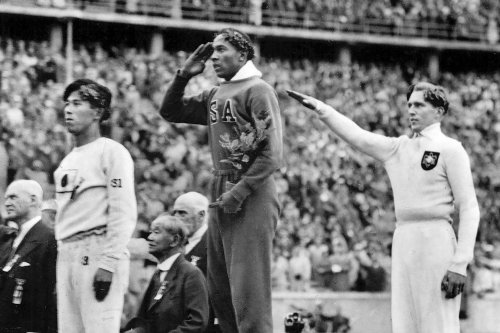 Medal of Olympian who defied Hitler by embracing Jesse Owens goes under the hammer