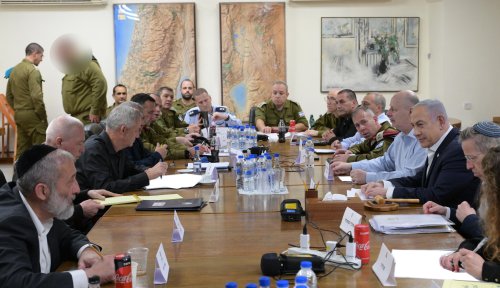 TV report: War cabinet decides to hit back forcefully at Iran for Saturday’s missile and drone attack
