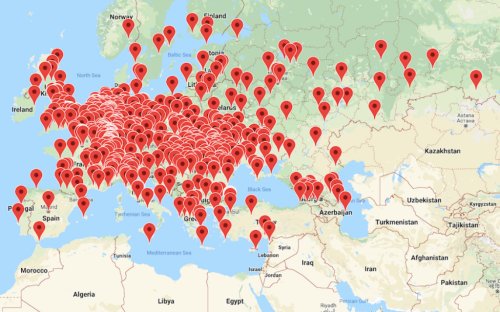 Interactive map shows all Europe’s remaining synagogues