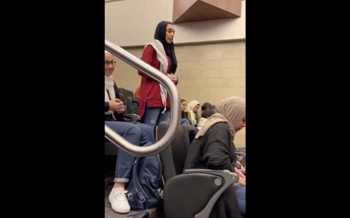 Palestinian Student Tells Holocaust Survivor Israel Guilty Of ethnic 