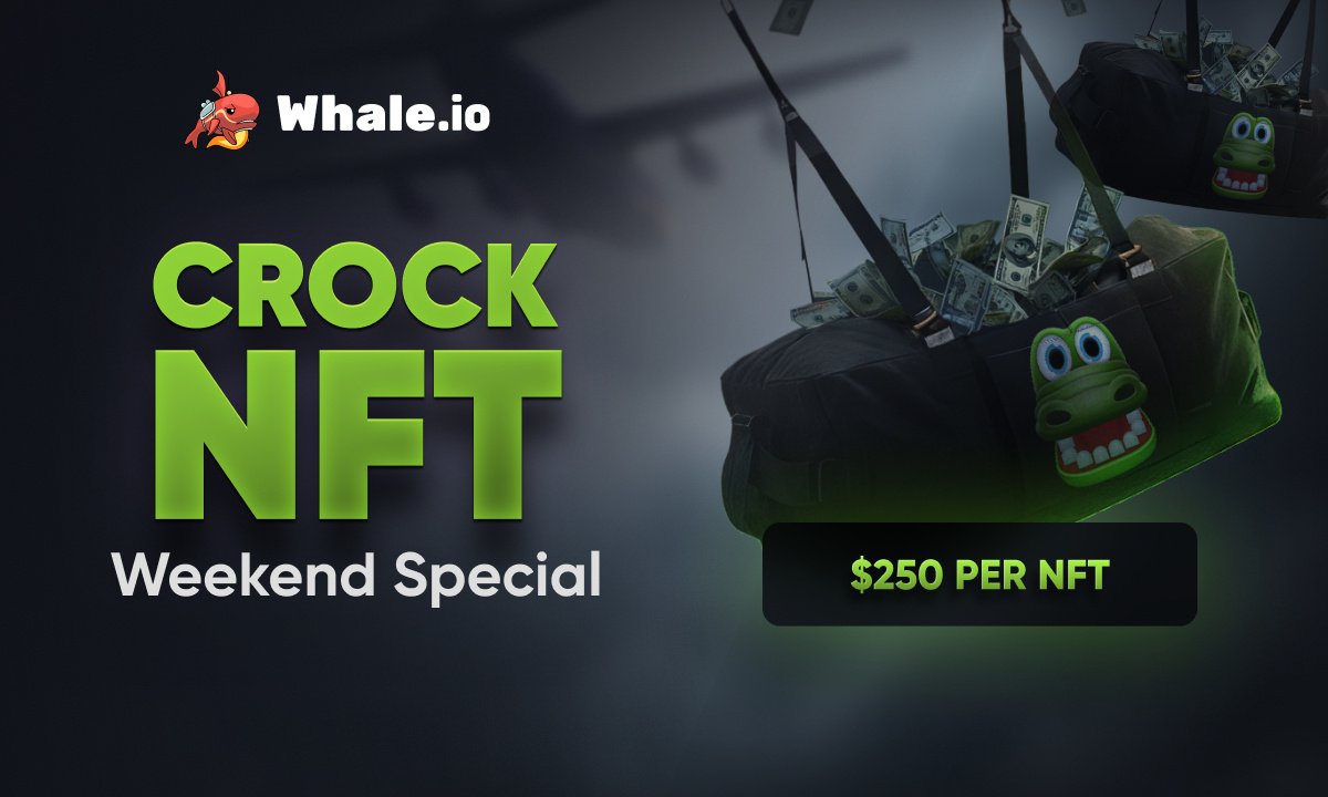 Whale.io Launches Weekend Sale Campaign for Crock Dentist NFTs and Unlimited Minting