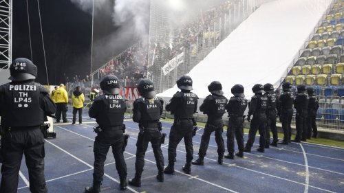 Polizeibericht zu den Zwischenfällen im Regionalligaspiel des FC Carl Zeiss Jena